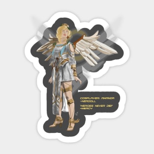 Cosplay Painting - Mercy Sticker